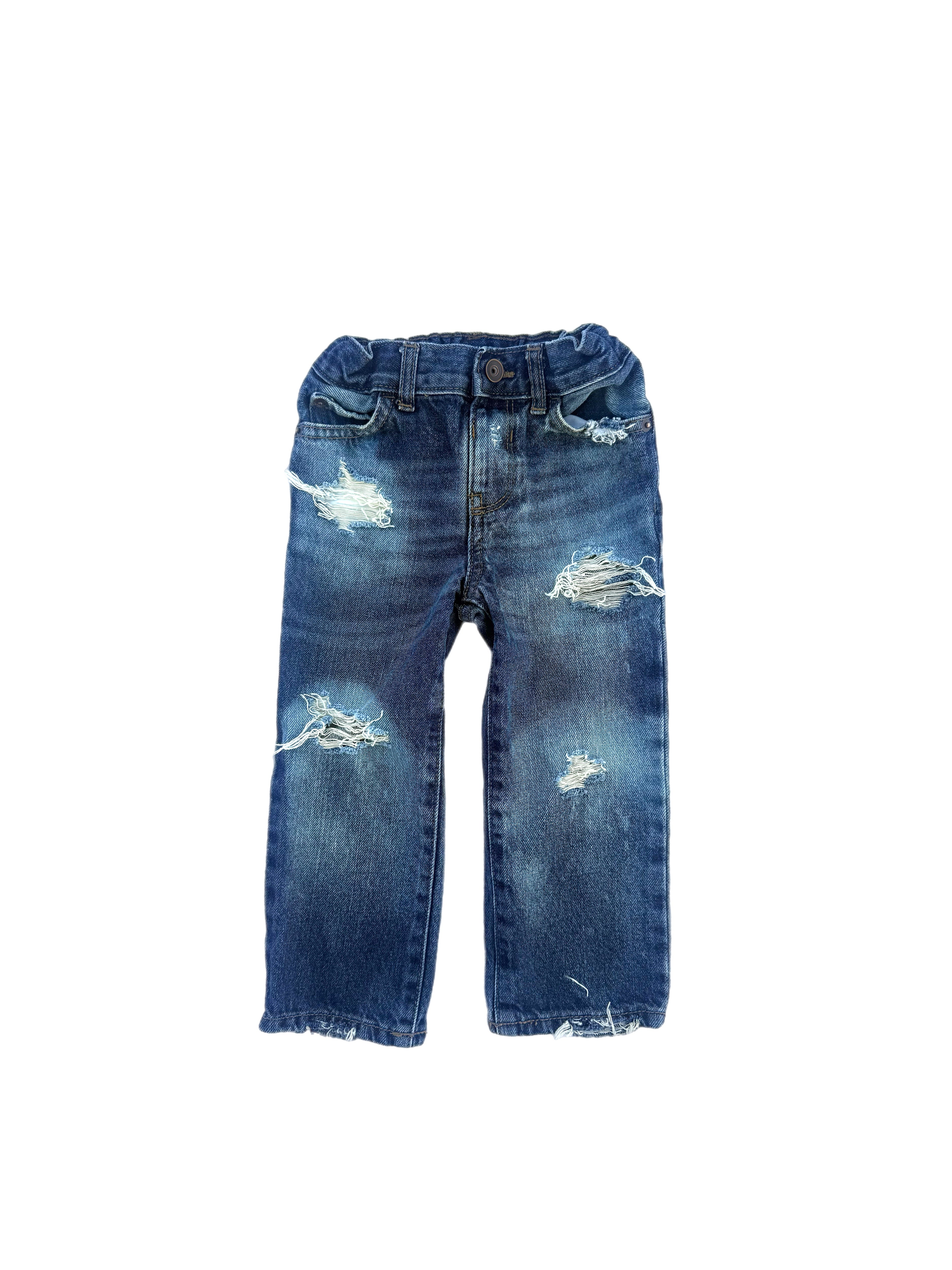 2T Unisex Destroy Denim