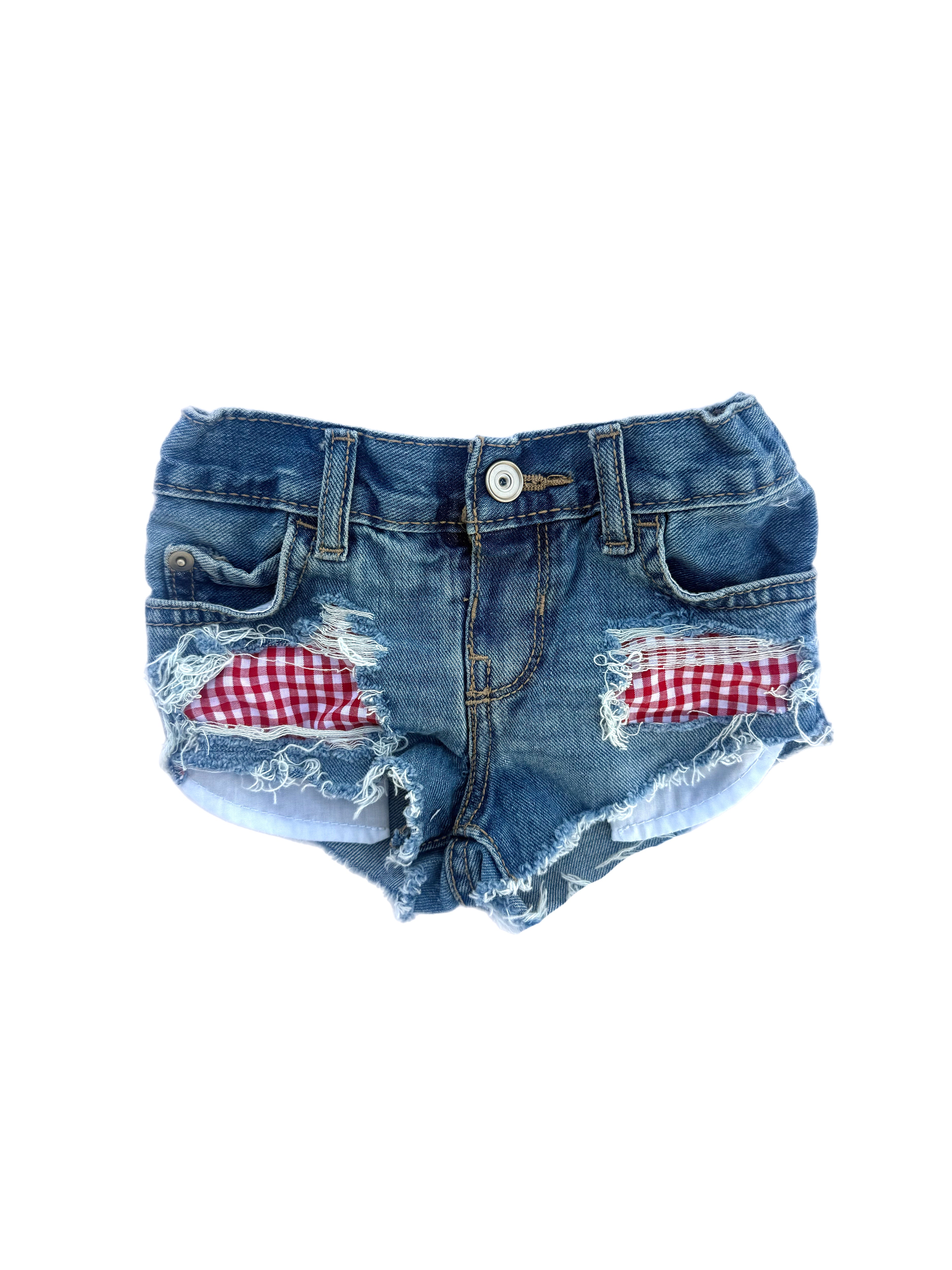 6/9 month Summertime picnic shorties