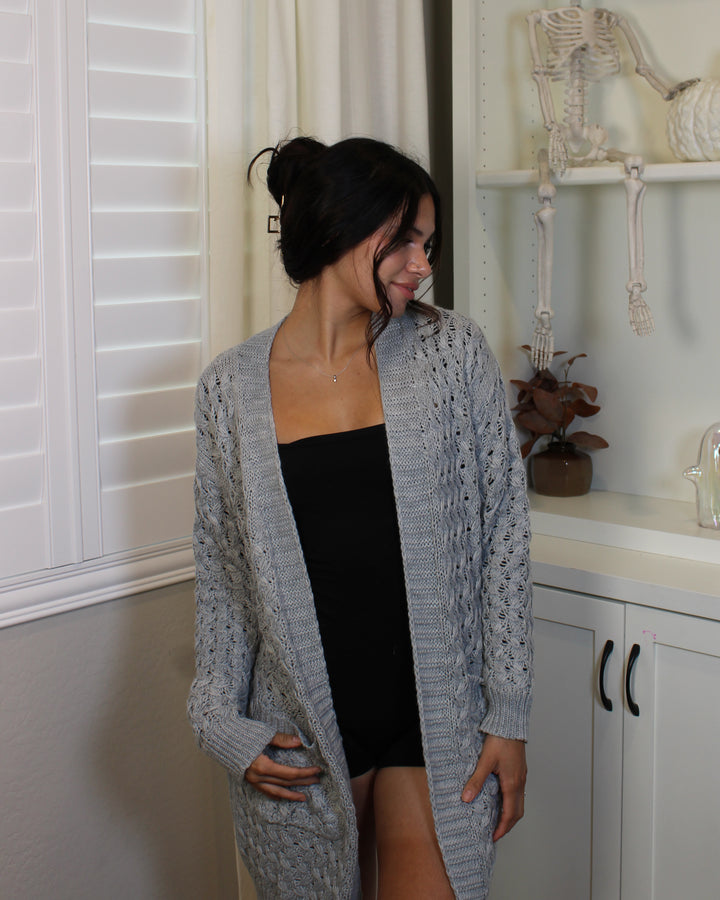 Textured cardigan