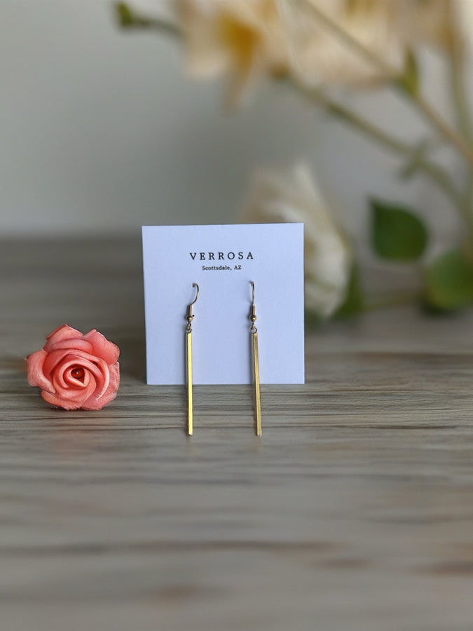 Iconic Bar Drop Earring